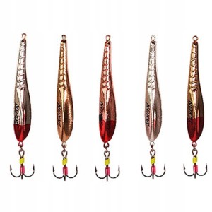 Przejdź do produktu Zestaw 5x Błystka podlodowa JAXON 6g / 4,9cm / kolor MIX