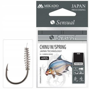 Przejdź do produktu Haczyki ze sprężynką MIKADO SENSUAL CHUINU nr 4