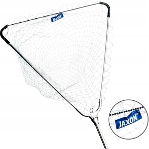 Przejdź do produktu Podbierak teleskopowy JAXON METAL SAFE żyłkowy - 60x60cm / 260cm