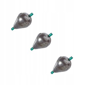 Przejdź do produktu Ciężarki przelotowe łezki z igielitem JAXON 9g - 3szt