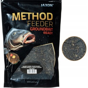 Przejdź do produktu Zanęta gotowa JAXON METHOD FEEDER - HALIBUT CZARNY