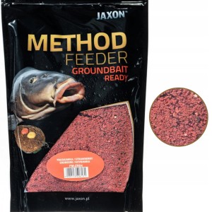 Przejdź do produktu Zanęta gotowa JAXON METHOD FEEDER - TRUSKAWKA