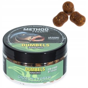 Przejdź do produktu Dumbells Sinking JAXON METHOD FEEDER - ORZECH TYGRYSI