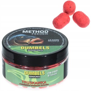 Przejdź do produktu Dumbells Sinking JAXON METHOD FEEDER - TRUSKAWKA