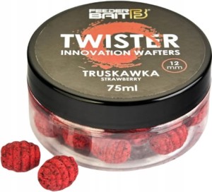Przejdź do produktu Twister Wafters 12mm FEEDER BAIT - Truskawka