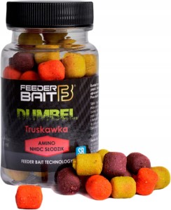 Przejdź do produktu Dumbells FLUO 8/10mm FEEDER BAIT - Truskawka