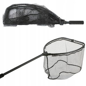 Przejdź do produktu Podbierak ze składaną ramą MIKADO 60 x 50cm / 140cm