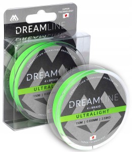 Przejdź do produktu Plecionka MIKADO DREAMLINE ULTRALIGHT FLUO 0,058mm / 150 m