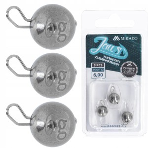 Przejdź do produktu Czeburaszki wolframowe MIAKDO JAWS - 6g / 3szt