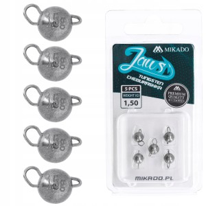 Przejdź do produktu Czeburaszki wolframowe MIAKDO JAWS - 1,5g / 5szt