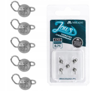 Przejdź do produktu Czeburaszki wolframowe MIAKDO JAWS - 0,75g / 5szt