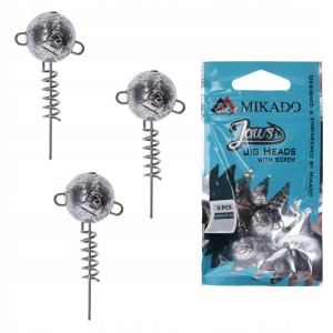 Przejdź do produktu Ciężarek główka z wkrętem MIKADO JAWS - 15g / 3szt