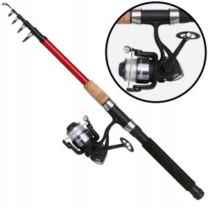 Przejdź do produktu Zestaw DAM FIGHTER PRO COMBO Wędka + Kołowrotek + Żyłka - 2,7m