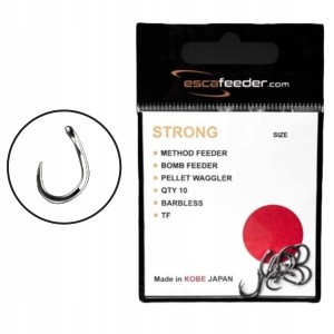 Przejdź do produktu Haczyki bezzadziorowe ESCA FEEDER STRONG - rozmiar 10