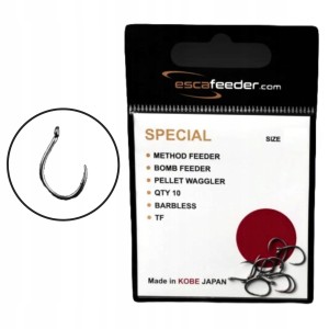 Przejdź do produktu Haczyki bezzadziorowe ESCA FEEDER SPECIAL - rozmiar 14