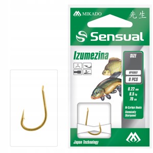 Przejdź do produktu Haczyki wiązane MIKADO IZUMEZINA - przypon 0,22mm / haczyk 4