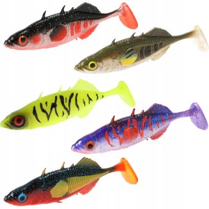 Przejdź do produktu Zestaw 5x Guma rippier MIKADO REAL FISH STICKLEBACK 8cm