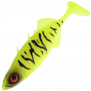 Przejdź do produktu Guma ripper MIKADO REAL FISH STICKLEBACK - FLUO TIGER 8cm