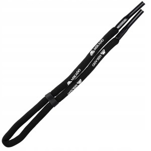 Przejdź do produktu Pasek do okularów pływający MIKADO - 65 cm / czarny