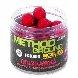 Przejdź do produktu Kulki Proteinowe 16mm JAXON 100g - TRUSKAWKA