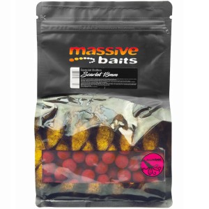 Przejdź do produktu KULKI PROTEINOWE NA KARPIA Special Boilies Scarlett 18mm 1kg- MASSIVE BAITS