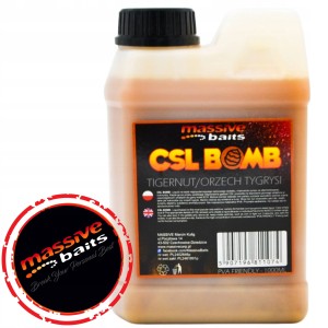 Przejdź do produktu Zalewa MASSIVE BAITS CSL BOMB 1L - TIGERNUT / ORZECH TYGRYSI
