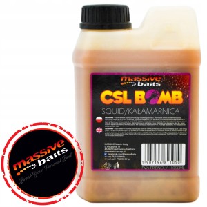 Przejdź do produktu Zalewa MASSIVE BAITS CSL BOMB 1L - SQUID / KAŁAMARNICA