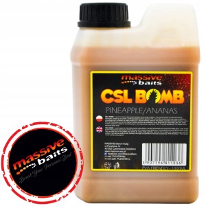 Przejdź do produktu Zalewa MASSIVE BAITS CSL BOMB 1L - PINEAPPLE / ANANAS