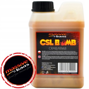Przejdź do produktu Zalewa MASSIVE BAITS CSL BOMB 1L - CRAB / KRAB