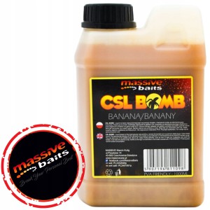 Przejdź do produktu Zalewa MASSIVE BAITS CSL BOMB 1L - BANANA / BANAN