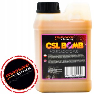 Przejdź do produktu Zalewa MASSIVE BAITS CSL BOMB 1L - SQUID&OCTOPUS / KAŁAMARNICA&OŚMIORNICA