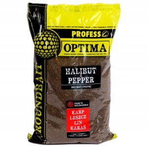 Przejdź do produktu Zanęta PROFESS OPTIMA 1kg - HALIBUT / PIEPRZ