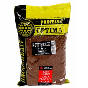 Przejdź do produktu Zanęta PROFESS OPTIMA 1kg - KWAS MASŁOWY / CZOSNEK