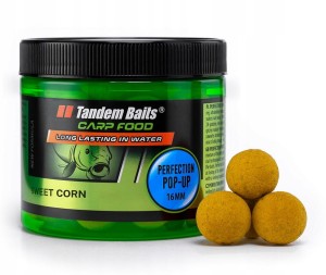 Przejdź do produktu Kulki POP-UP 16mm TANDEM BAITS - SŁODKA KUKURYDZA