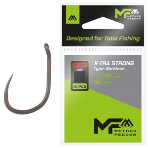 Przejdź do produktu Haczyki Method Feeder MIKADO X-TRA STRONG bez zadziora - roz. 12
