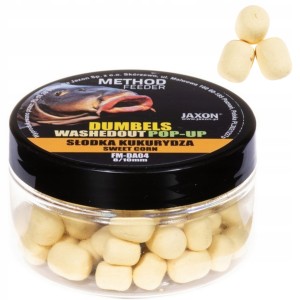 Przejdź do produktu Dumbells Washedout Pop-up Method Feeder JAXON - SŁODKA KUKURYDZA