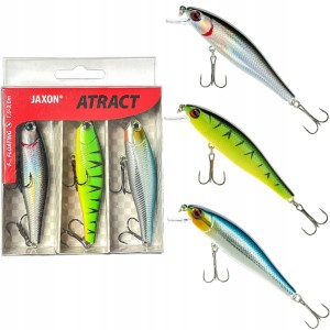 Przejdź do produktu Zestaw 3x Wobler JAXON ATRACT LOGIS 8cm / 10g / kolor MIX