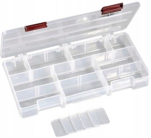 Przejdź do produktu Pudełko wędkarskie na akcesoria i przynęty MIKADO 23x12.5x3.3cm