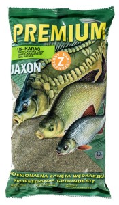 Przejdź do produktu Zanęta JAXON PREMIUM 1kg - LIN KARAŚ MARCEPAN ZIELONY