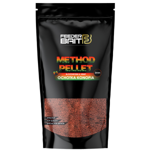 Przejdź do produktu Pellet 2mm FEEDER BAIT 800g - F1 Ochotka Konopia