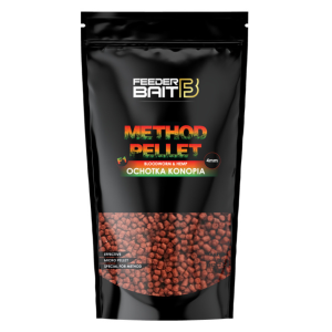 Przejdź do produktu Pellet 4mm FEEDER BAIT 800g - F1 Ochotka Konopia