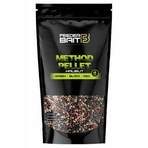 Przejdź do produktu Pellet 4mm FEEDER BAIT 800g - Halibut red Green Black
