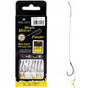 Przejdź do produktu Haczyki quick stop MIKADO METHOD FEEDER na plecionce nr 6