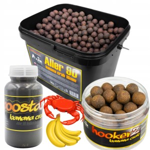 Przejdź do produktu ALLER 90- KULKI KARPIOWE 5kg + HOOKERZ + BOOSTER Massive Baits BANAN CRAB