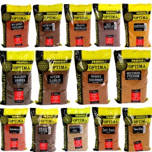 Przejdź do produktu Zestaw 14x Zanęta PROFESS OPTIMA 1kg - Mix smaków