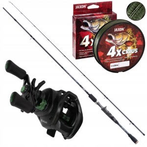 Przejdź do produktu Zestaw CASTINGOWY Wędka + Multiplikator + Plecionka Mikado Jaxon SPINNING