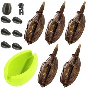 Przejdź do produktu Zestaw 5x Koszyk DOUGLAS 30g + Foremka METHOD FEEDER + Szybkozłączki MIKADO