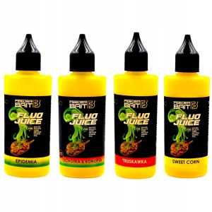 Przejdź do produktu Zestaw 4x FLUO JUICE Feeder Bait DIP DOPALACZ BOOSTER Method Feeder