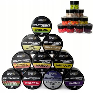 Przejdź do produktu Zestaw 10x Feeder Bait BURGER WAFTERS 9mm Method Feeder