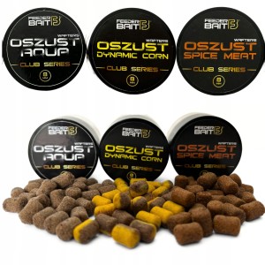 Przejdź do produktu Zestaw 3x OSZUST Feeder Bait Club Series DYNAMIC CORN + SPICE MEAT + AQUA